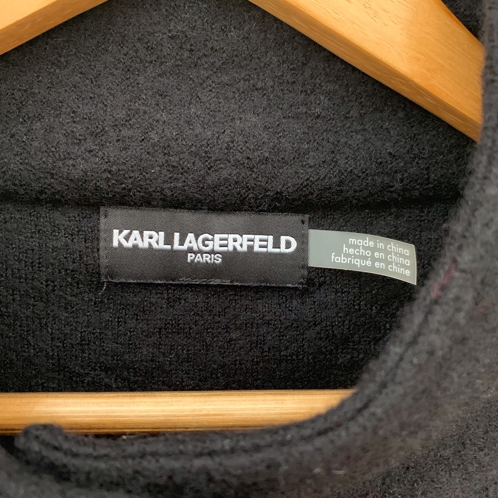Karl Lagerfeld Women’s Color Block Sweater Size M - Picture 3 of 5